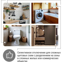 Устройство защитного отключения TDM ELECTRIC УЗО ВД1-63S, 2Р, 80А, 100мА SQ0203-0062