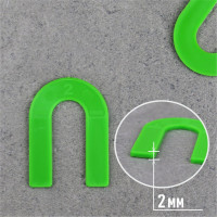 Подкова многоразовая (100 шт; 2 мм; пакет 444-0020) DECOR 11608046