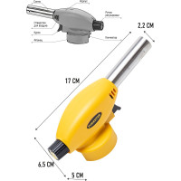Туристическая газовая горелка Forester MOBILE с пьезоподжигом и регулировкой пламени (24) MG-2