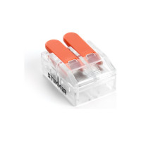 Универсальная компактная 2-проводная клемма STEKKER 0,5-6 мм2, LD221-612, 39863