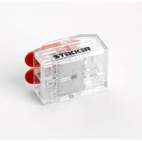 Универсальная компактная 2-проводная клемма STEKKER 0,5-6 мм2, LD221-612, 39863