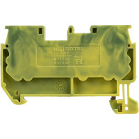 Безвинтовой клеммный зажим TDM ELECTRIC ЗКБ PEN быстрого зажима, 4 кв. мм (Ph-C PT 4-PE) SQ0822-0168