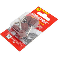 Шлифлента и держатель WORTEX для гравера 5 шт, Р60, диаметр 13 мм, ширина ленты 15 мм ETDB3215018