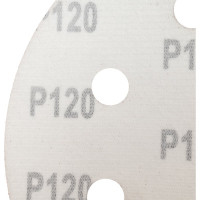 Шлифлист круглый самосцепляющийся 180 мм, Р120, 5 шт WORTEX WSD318120W504