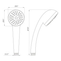 Лейка для душа AV Engineering AVSSS-019