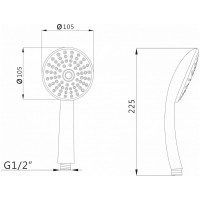 Лейка для душа AV Engineering AVSSS-020