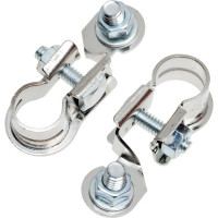 Клеммы АКБ в комплекте StartVOLT латунь с цинковым покрытием, болт и гайка 8мм SBT 015