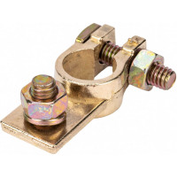 Клеммы АКБ в комплекте StartVOLT латунь, винт и гайка 8мм SBT 003