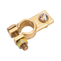 Клеммы АКБ в комплекте StartVOLT латунь, винт и гайка 8мм SBT 003