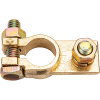 Клеммы АКБ в комплекте StartVOLT латунь, винт и гайка 8мм SBT 003