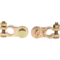 Клеммы АКБ в комплекте StartVOLT латунь, болт, 10 мм SBT 004