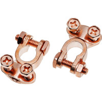 Клеммы АКБ в комплекте StartVOLT латунь, прижимная планка до 50 мм Asia type 3 SBT 006