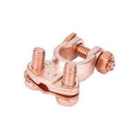 Клеммы АКБ в комплекте StartVOLT латунь, прижимная планка до 50 мм Asia type 3 SBT 006