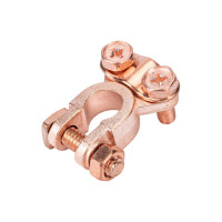 Клеммы АКБ в комплекте StartVOLT латунь, прижимная планка до 50 мм Asia type 3 SBT 006