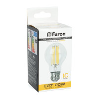 Cветодиодная лампа FERON LB-620 E27 20W 2700K, 38245