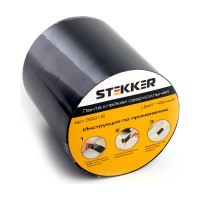 Клейкая сверхсильная лента STEKKER 0,7x100 мм, 1,5 м, черная INTP9-0715-10 39918