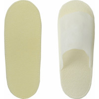 Одноразовые тапочки ЧИСТОВЬЕ белые, с открытым мысом, 25 пар, 43 размер 631063