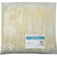 Одноразовые тапочки ЧИСТОВЬЕ белые, с открытым мысом, 25 пар, 43 размер 631063