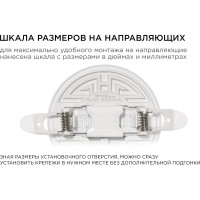 Светодиодная встраиваемая безрамочная панель Apeyron flp, 9вт=6вт+3вт, 770лм, 2700к, ip20, ф90x21мм, круг, 3 режима, регулировка ф55-75мм/ 06-100