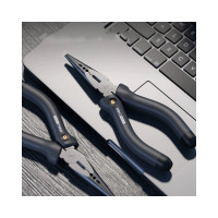 Удлиненные плоскогубцы DELI Home Series Black HT2106 7" 104612