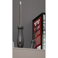 Двухсторонняя отвертка DELI Home Series HT1055 (SL6/PH2, Cr-V, Soft Touch рукоятка, подарочная упаковка, эксклюзивный дизайн) 104599