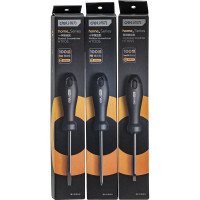 Крестовая отвертка DELI Home Series Black HT1205 PH1x100мм, Cr-V, Soft Touch рукоятка, подарочная упаковка, эксклюзивный дизайн 104607