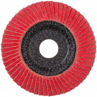 Круг лепестковый торцевой, прямой, керамика 125х22.2 мм, P-36 ABRAFORM AF-FLAP-FT-125-P36-CRM