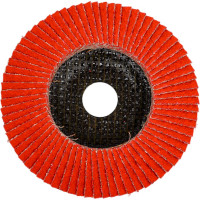 Круг лепестковый торцевой, угловой, керамика 125х22.2 мм, P-36 ABRAFORM AF-FLAP-CN-125-P36-CRM