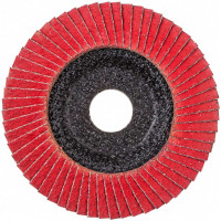 Круг лепестковый торцевой, угловой, керамика 125х22.2 мм, P-40 ABRAFORM AF-FLAP-CN-125-P40-CRM