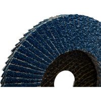 Круг лепестковый торцевой, прямой, цирконат 65% 125х22.2 мм, P-36 ABRAFORM AF-FLAP-FT-125-P36-ZR65