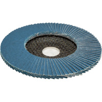 Круг лепестковый торцевой, прямой, цирконат 100% 125х22.2 мм, P-120 ABRAFORM AF-FLAP-FT-125-P120-ZR100