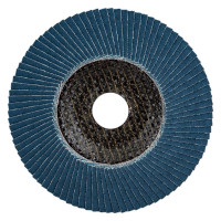 Круг лепестковый торцевой, угловой, цирконат 100% 125х22.2 мм, P-120 ABRAFORM AF-FLAP-CN-125-P120-ZR100