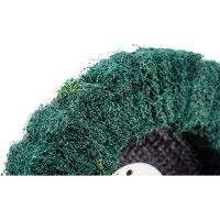 Круг зачистной абразивный (125x22.2 мм; зеленый; max об/мин 12000; мягкий) ROCKFORCE RF-FR522C(49281)