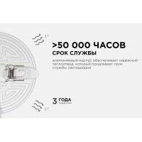 Светодиодная встраиваемая безрамочная панель Apeyron flp, 16вт=12вт+4вт, 1360лм, 4000к, ip20, ф120x21мм, круг, 3 режима, регулировка ф55-105мм/ 06-106