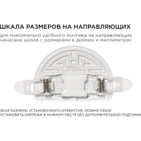 Светодиодная встраиваемая безрамочная панель Apeyron flp, 9вт=6вт+3вт, 770лм, 6500к, ip20, ф90x21мм, круг, 3 режима, регулировка ф55-75мм/ 06-102