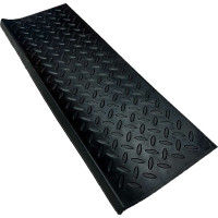 Накладка на ступеньку Бацькина баня зернистый рисунок, резиновая 100%, 250x750x25x3 мм 92250