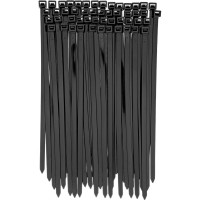 Пластиковые хомуты СИБРТЕХ, 250 х 8 мм, черные, 100 шт 45559