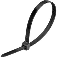 Пластиковые хомуты СИБРТЕХ, 250 х 8 мм, черные, 100 шт 45559