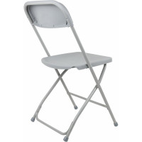 Складной стул для дома и офиса BRABIX Golf CF-002 серый каркас, пластик серый, 531564