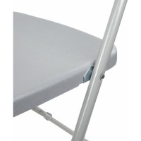 Складной стул для дома и офиса BRABIX Golf CF-002 серый каркас, пластик серый, 531564