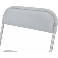 Складной стул для дома и офиса BRABIX Golf CF-002 серый каркас, пластик серый, 531564