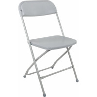 Складной стул для дома и офиса BRABIX Golf CF-002 серый каркас, пластик серый, 531564
