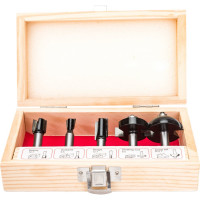 Набор фрез 0501 (5 шт; хвостовик 8 мм) по дереву Калибр 00000024852