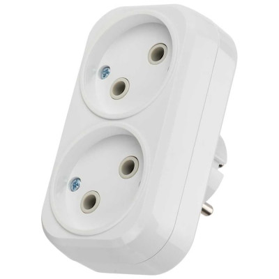 Блок на 2 гнезда TDM ELECTRIC 2П б/з плоский 6А 250B SQ1806-0025
