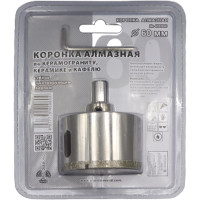 Коронка алмазная по керамике и кафелю с центрирующим сверлом TRIO-DIAMOND 60 мм 400060