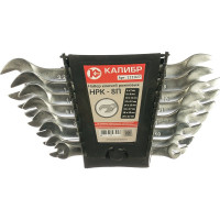 Набор рожковых ключей 8 штук, CrV Калибр НРК-8П 00000062587