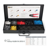 Набор втулочных наконечников НШВИ КВТ М-2850-0 75273