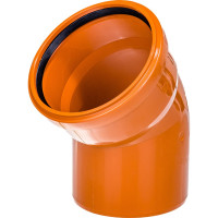 Отвод для наружной канализации PRO AQUA TERRA PP 160x45 PPH3016045