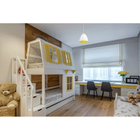 Светильник ЭЛЕТЕХ Сканди дуэт НСБ 01-60-131 белый-желтый ИУ 1005253147