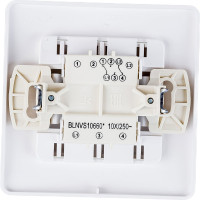 Двухклавишный переключатель Systeme Electric СП BLANCA /сх.6+6/ 10А 250В белый BLNVS106601